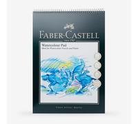 Faber-Castell : Watercolour Paper Pad : 300gsm : Spiral Bound : A3