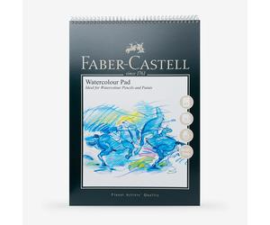 Faber-Castell : Watercolour Paper Pad : 300gsm : Spiral Bound : A3