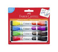 Faber Castell Whiteboard Markers Water Based Ink With Magnetic Eraser Caps
