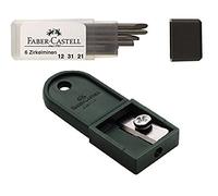 Faber-Castell Zirkel Lead Box, Refills for All Compass Universally Compatible Mines with Sloping Top Hardness