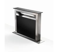 Faber Fabula Plus 340.0582.936 60cm Wide Black Glass/Stainless Steel Downdraft Extractor