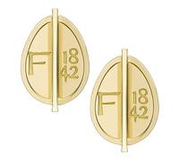 Faberge 1842 18ct Yellow Gold Grande Egg Stud Earrings - Yellow Gold FBR-625