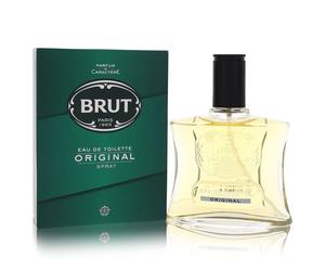 FABERGE BRUT Eau De Toilette (ORIGINAL GLASS BOTTLE) 3.4 oz for Men