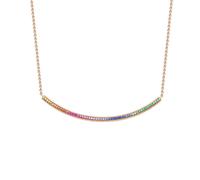 Fabergé Code 18ct Rose Gold Rainbow Fluted Choker Necklace