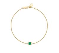 Fabergé Code 18ct Yellow Gold Cosmic Curve Emerald Bracelet