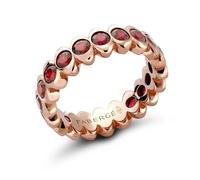 Faberge Colours of Love Cosmic Curve 18ct Rose Gold Ruby Eternity Ring - 55 FBR-748/55