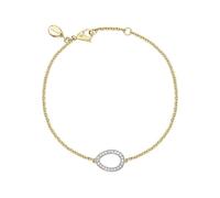 Faberge Colours of Love Sasha 18ct White and Yellow Gold Diamond Egg Bracelet FBR-534