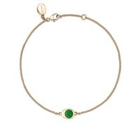 Faberge Cosmic Curve Yellow Gold Emerald Chain Bracelet FBR-853