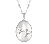 Faberge Essence I Love You 18ct White Gold Pendant - White Gold FBR-126