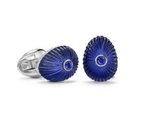 Faberge Heritage Grigori 18ct White Gold Sapphire Crystal Lapis Cufflinks - Gold FBR-391