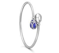 Faberge Palais Yelagin 18ct White Gold Royal Blue Crossover Bangle - Gold FBR-349