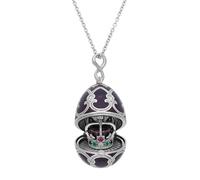 Faberge Royal Jubilee Exclusive Limited Edition Crown Surprise Locket D - White Gold FBR-706