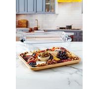 Faberware Build-A-Board Bamboo Serving Board With Locking Lid, 28 X 35.5Cm Brown