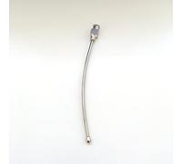 FabFinchesUK 14G Curved Hand Feeding Rearing Crop Needle Medication Tube Budgies Cockatiel Birds