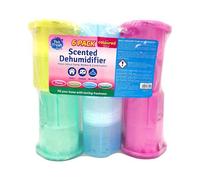 FabFinds 6X Scented Dehumidifier for Home Kitchen Wardrobe Office Caravan Garage Bathroom Basement 500ml