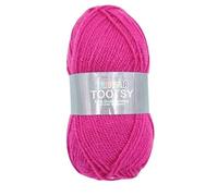 FabFinds Baby Double Knitting Wool Yarn Soft Chunky for Scarf Crochet Machine Washable (Fuchsia, 20)