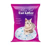 FabFinds Cat Litter Antibacterial Silica Gel Non-clumping Long Lasting Odour Control Dust Free Cat Litter 3.8L (Single Pack)