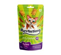 FabFinds Cat Treats Tasty Snacks with Taurine for Healthy Eyes & Heart Resalable Pack (Turkey, 1X200g)