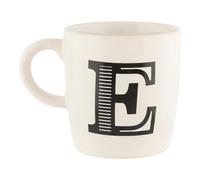 FabFinds Hugga Mug with Initials Classic Ceramic Mug Large Gift Coffee Cups 330ml (E)