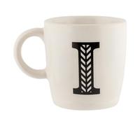 FabFinds Hugga Mug with Initials Classic Ceramic Mug Large Gift Coffee Cups 330ml (I)