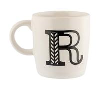 FabFinds Hugga Mug with Initials Classic Ceramic Mug Large Gift Coffee Cups 330ml (R)