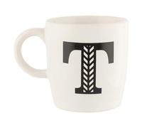 FabFinds Hugga Mug with Initials Classic Ceramic Mug Large Gift Coffee Cups 330ml (T)