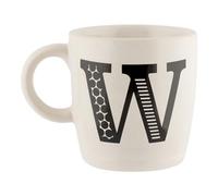 FabFinds Hugga Mug with Initials Classic Ceramic Mug Large Gift Coffee Cups 330ml (W)