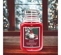 FabFinds Large 18oz Scented Glass Jar Candle Natural Soy Wax Gift Fragrance (Free FabFinds 8pcs Wax Melt) Burn Time: 104 Hours (Gonk Magic)