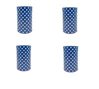 FabFinds Money Tin Box for Adults - Premium Money Jar Piggy Bank & Sealed Money Box for Smart Financial Management (4, Blue Spotty)