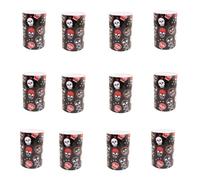 FabFinds Money Tin Box for Adults - Premium Money Jar Piggy Bank & Sealed Money Box for Smart Financial Management (12, Skulls)
