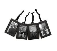 Fabian Clarke London Set of 4 Miniature Black Hanging Frames For Family Tree Frame