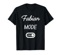Fabian Mode On Name Value Graphic T-Shirt