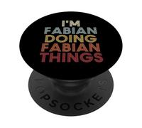 Fabian Name Fabian Personalized Name First Given PopSockets Adhesive PopGrip