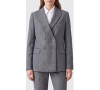 FABIANA FILIPPI Double-Breasted Cropped Virgin Wool Blazer - Size: 42 - female