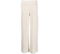 Fabiana Filippi rib-knit wide-leg trousers - White 40-42