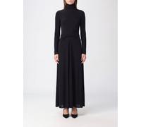 FABIANA FILIPPI Turtleneck Long Dress in Viscose with Draped Waist - Size: 36 - female