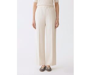 FABIANA FILIPPI Wide Leg Trousers in Stretch Cotton - Size: 46 - female