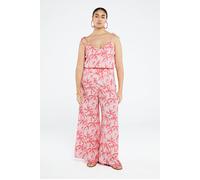 Fabienne Chapot Palapa Trousers Pink Grapefruit/char size 34 | Wide Pants Outlet | Women | Pink 34