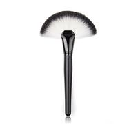 FABify Large Fan Makeup Brush | Soft Nylon Bristles for Contouring, Highlighting, Foundation & Powder | Lightweight, Durable & Travel-Friendly | Professional & Daily Use (Multicolor)