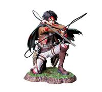 FABIIA Attack on Titan Levi Ackerman Action Figure Mobile Combat Version Pop Figure Captain Levi Injured Figure PVC Statue Gifts to Collect Anime Statues Model Decoration 17Cm