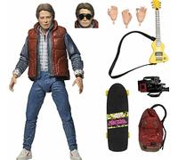 FABIIA Back to The Future Martin Action Figure Skateboard Guitar Version 7 inch Character Toys for Anime-Fans Model Statue Anime Souvenirs/Collectibles/Crafts Decoration Toys Gift/18Cm