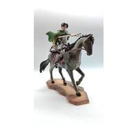 FABIIA Levi路ackerman Soldier on Horse Anime Figures Character Toys for Anime-Fans Model Statue Anime Souvenirs/Collectibles/Crafts Decoration Toys Gift/19CM