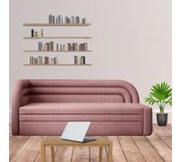 Fabillo Teen Boys And Girls Bed With Storage Sleeping Surface 135 X 199 Cm Pink Left