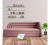Fabillo Teen Boys And Girls Bed With Storage Sleeping Surface 135 X 199 Cm Pink Right