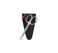 FABINOC? Curved Nail Scissors for Finger & Toenails | German Quality Stainless Steel | Small Sharp Bathroom Scissors for Eybrow, Nose, Moustache