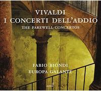 Fabio Biondi; Europa Galante - Antonio Vivaldi - I Concerti dell´Addio from the Conte Collalto Catalogue in Brno