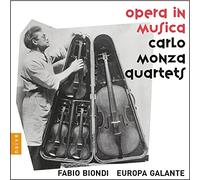Fabio Biondi & Europa Galante - Carlo Monza: Quartets