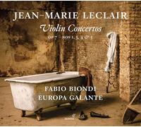 Fabio Biondi; Europa Galante - Jean-Marie Leclair - Violin Concertos Op. 7, Nos. 1, 3, 4 & 5