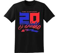 Fabio Quartararo Racing Comfortable Creative Graphic T Shirt Motorcycle Rider Casual Sport Tee Shirt (Large)