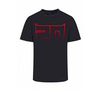 Fabio Quartararo Red 20 MotoGP T-Shirt Black(Large)